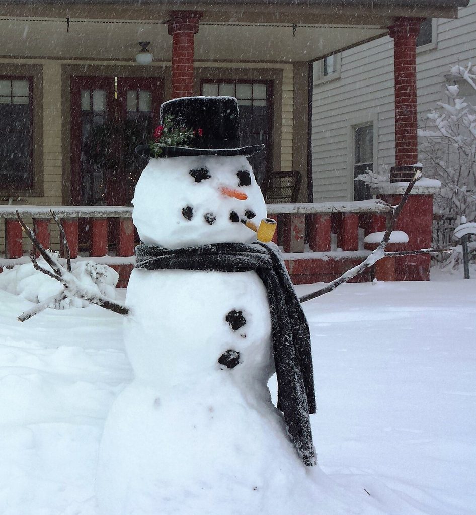 A Small Figure Often Used As a Holiday Decoration
