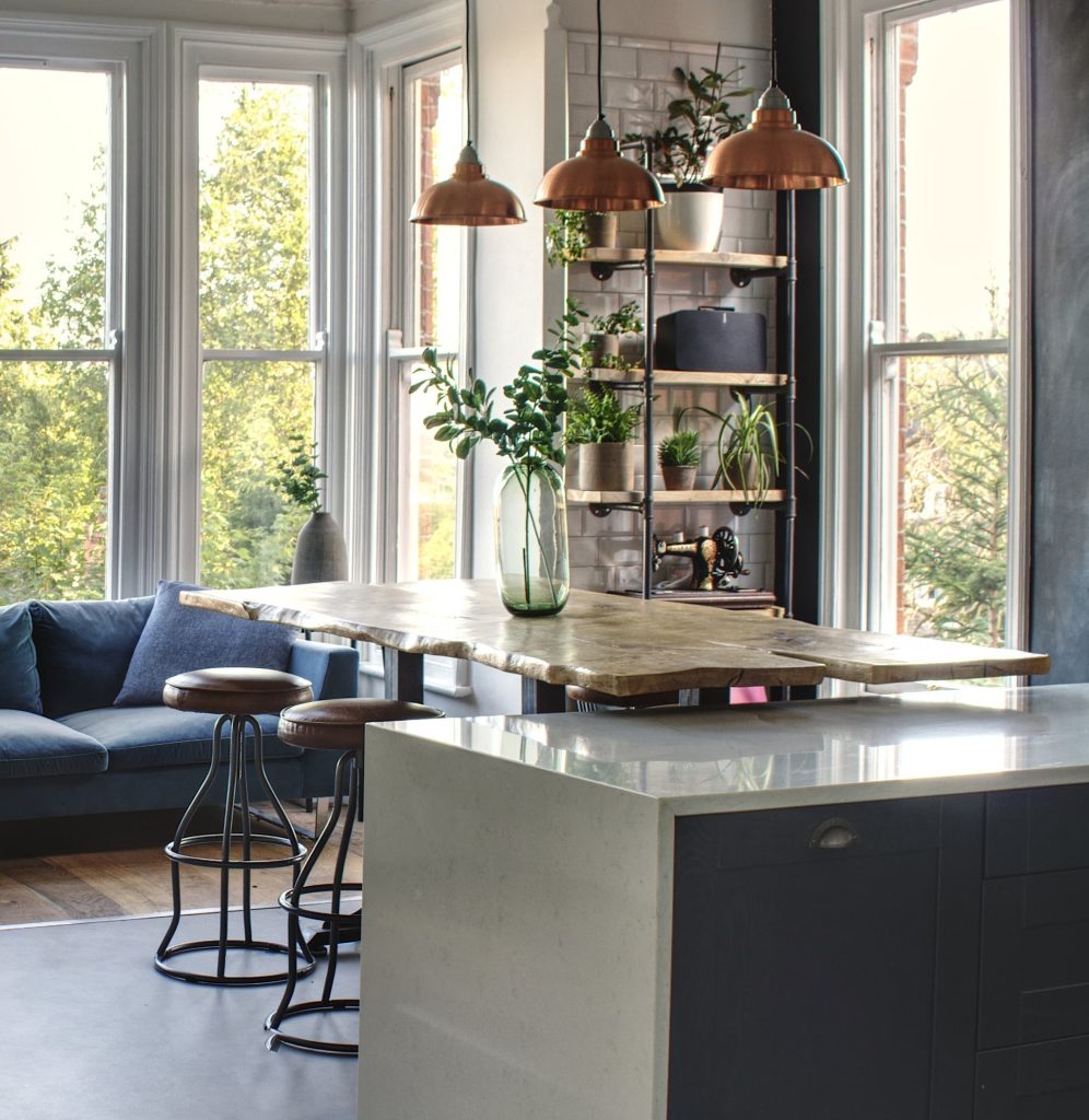 Are Industrial Lights Still in Decor in Home Fashion