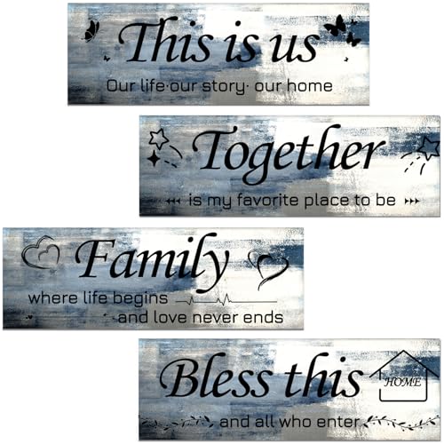 Blue Wall Decor Living Room