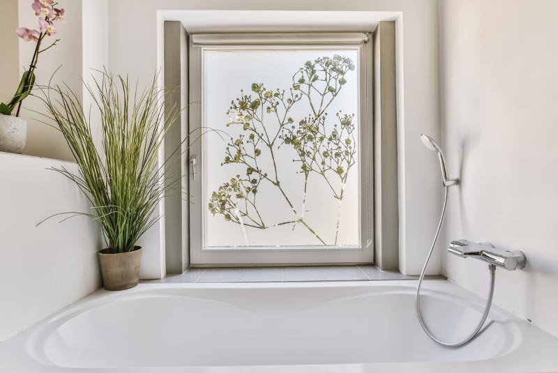 Can Decorative Window Film Be Used in the Bathroom