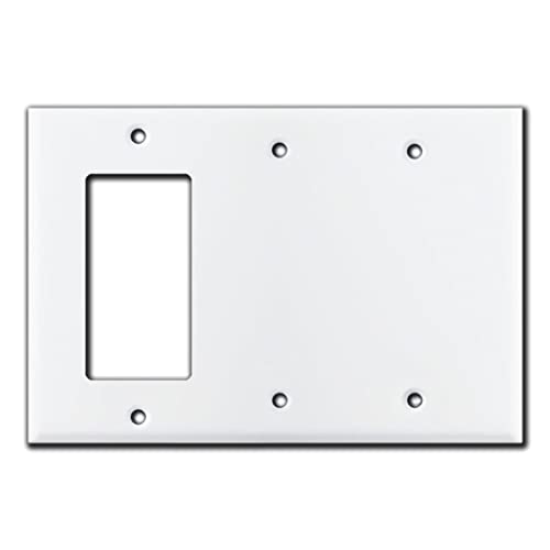 Decora Blank Decora Triple Wall Switch Plate Covers