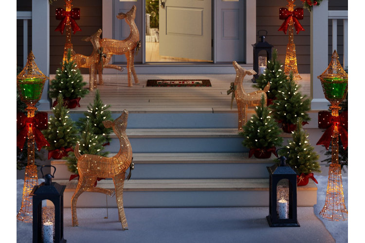 How Decorate Outdoor Steps With Christmas Lights