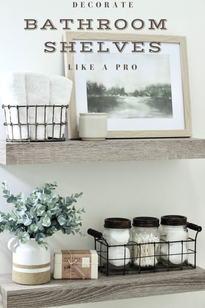 How to Decorate a Bathroom Etagere