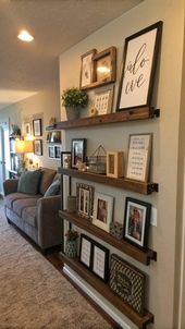 How to Decorate a Half Wall Ledge