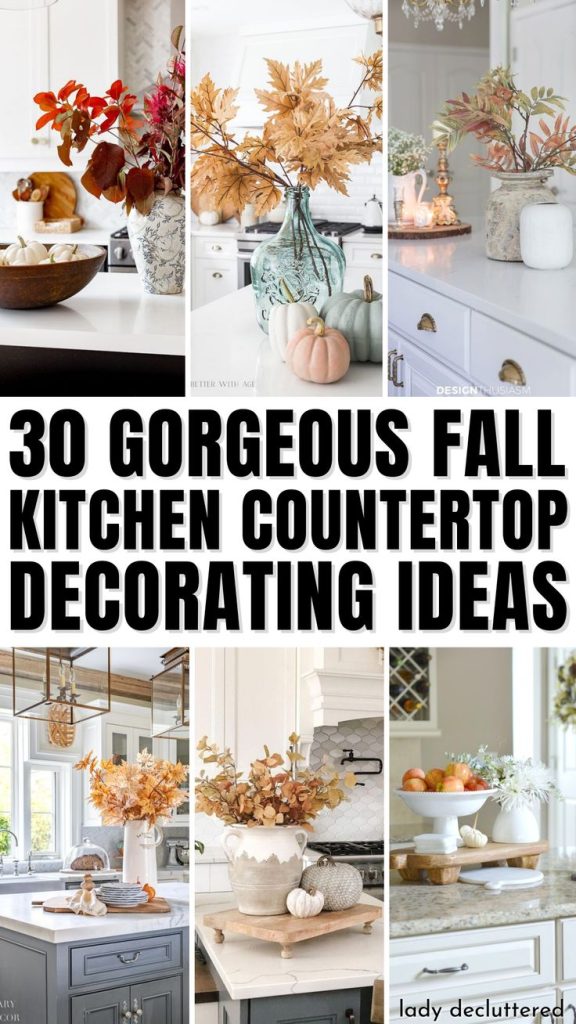 How to Decorate a Kitchen Island for Fall