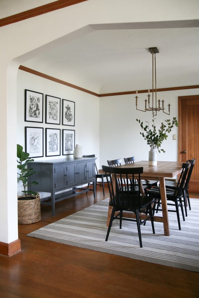 How to Decorate a Walk Through Dining Room