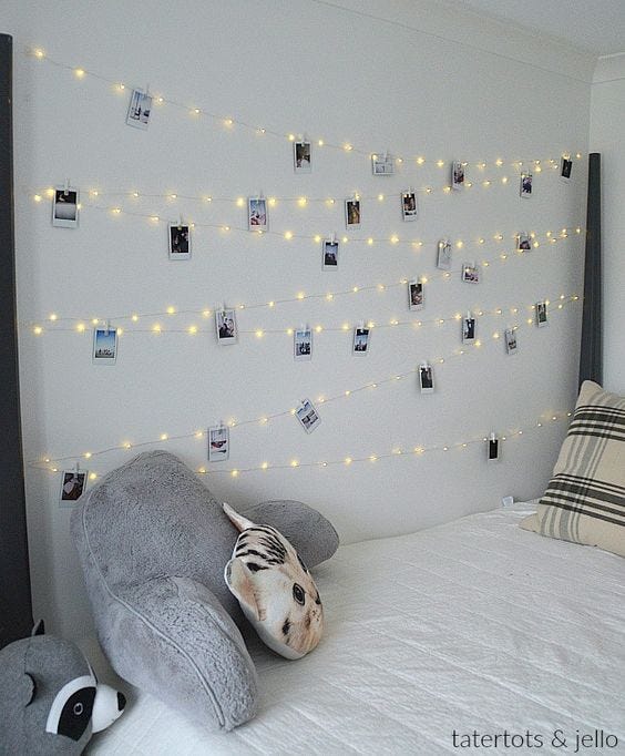 How to Decorate Fairy Lights in Room