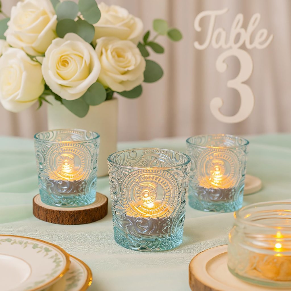 How to Decorate Glass Tea Light Holders