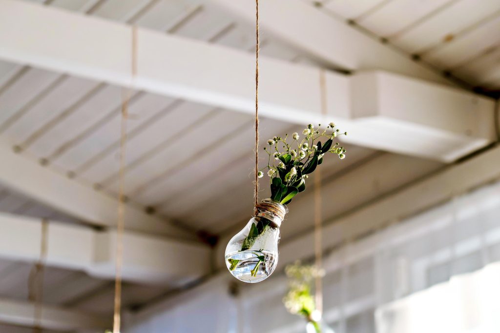 How to Decorate Hanging Light Bulbs