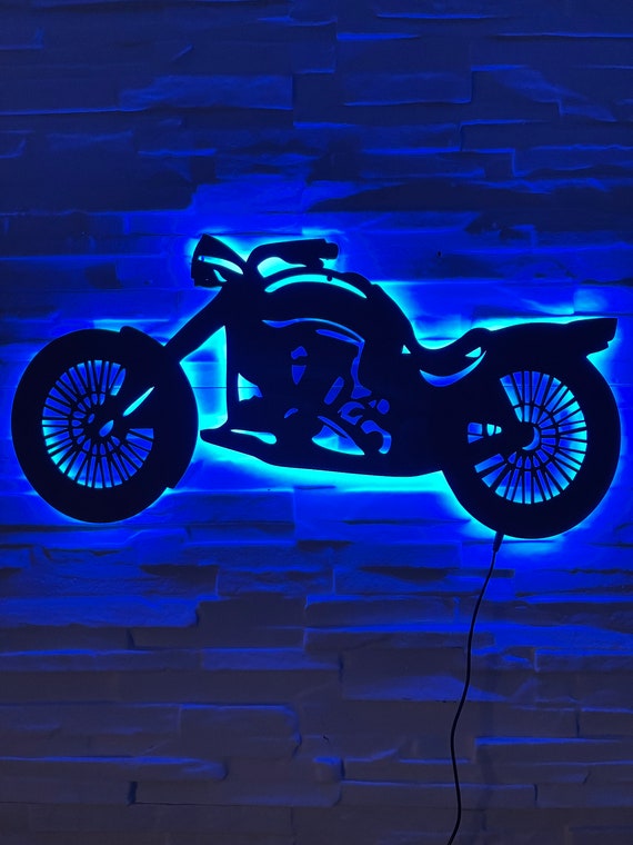 How to Decorate Motorcycle With Led Lights