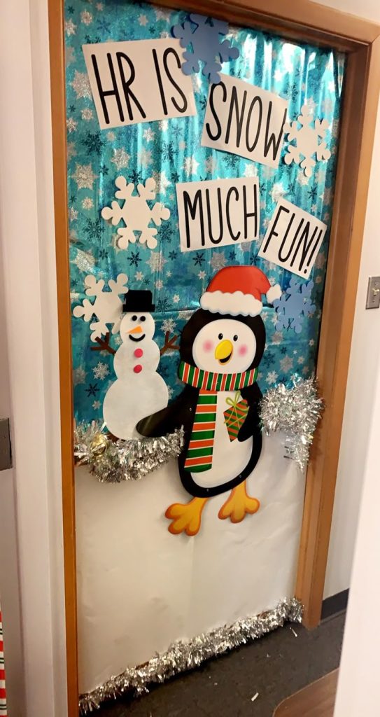 How to Decorate Office Door for Christmas