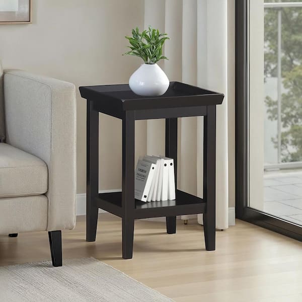 How to Decorate Small Black Square Table for Living Room