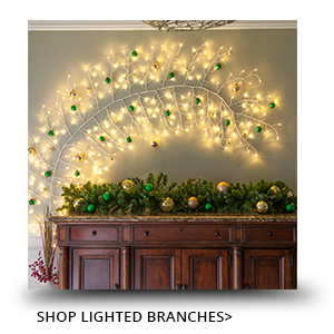 How to Decorate Tree Branches With Lights