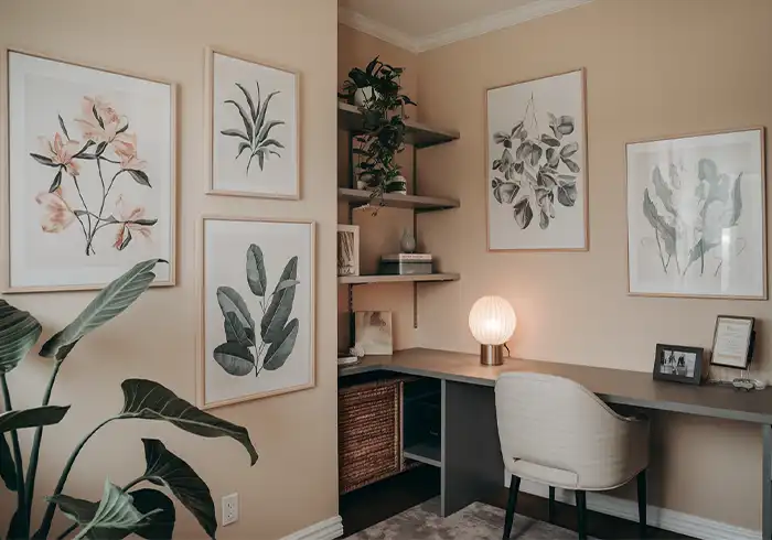 How to Decorate Wall in Office Space at Home