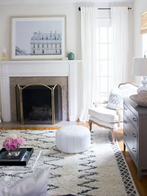 How to Decorate When Front Door Opens into Living Room