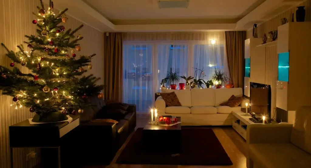 How to Decorate With Christmas Lights Inside