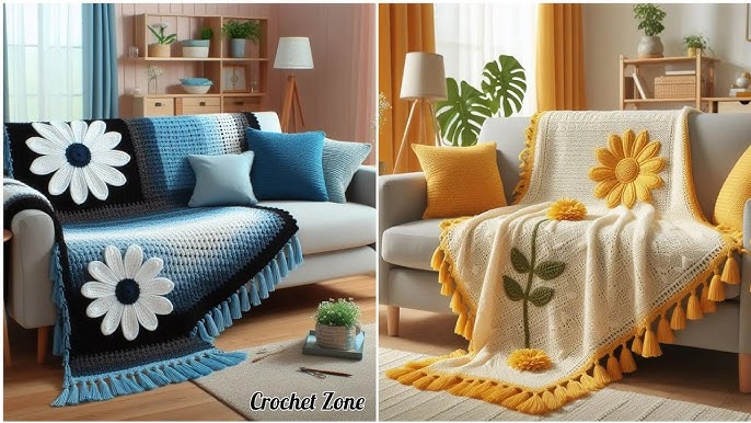 How to Decorate With Crochet Afghans in Living Room