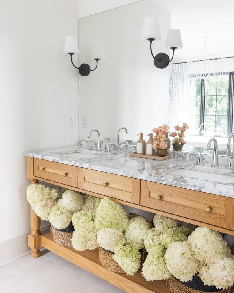 How to Decorate Your Marble Counter Bathroom