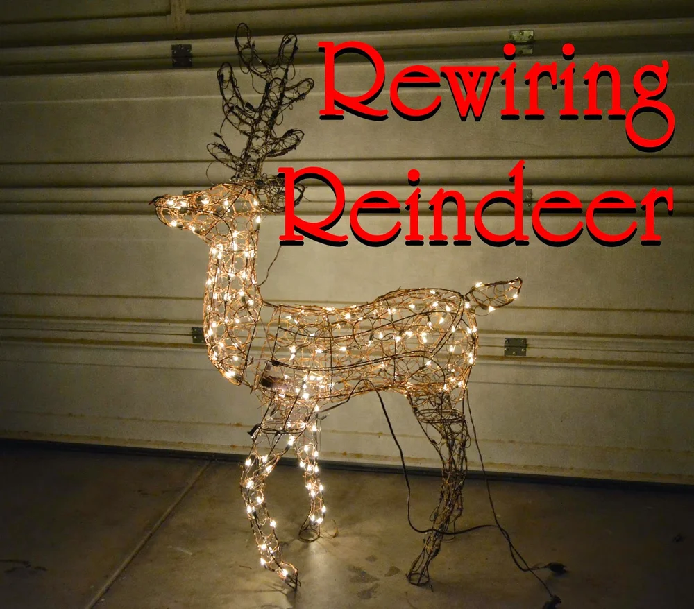 How to Fix Holiliday Decoration Deer Christmas Lights