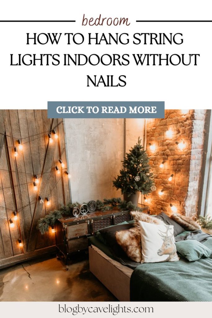 How to Hang Decorative Lights Inside