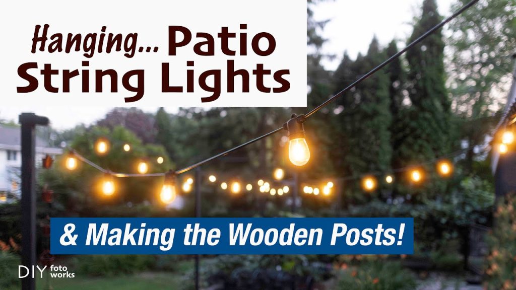 How to Hang Decorative Lights Outdoor