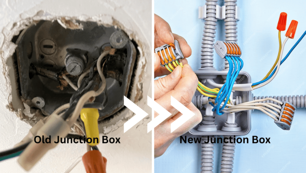 How to Install Decorative Light Over Existing Junction Box