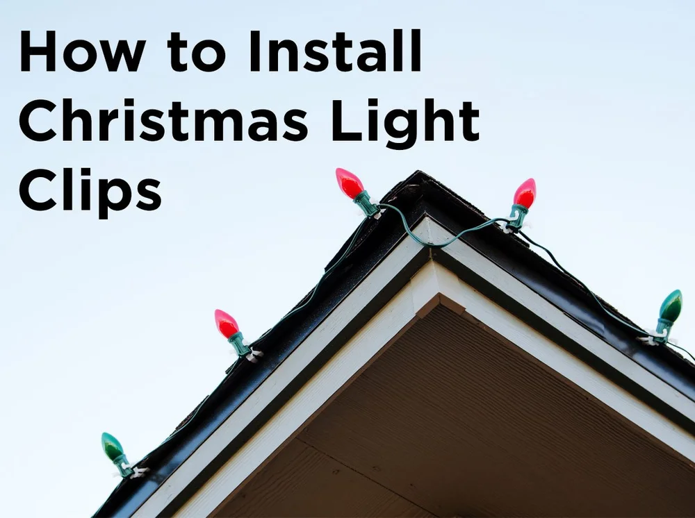 How to Install Holiday Decorations on Roof