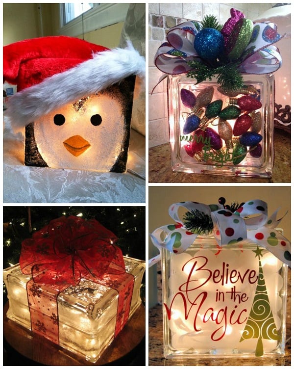 How to Make Lighted Glass Block Decorations
