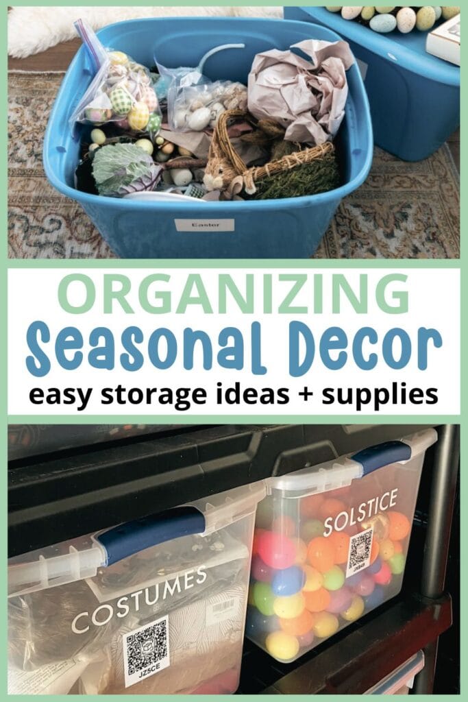 How to Organize Seasonal Decor