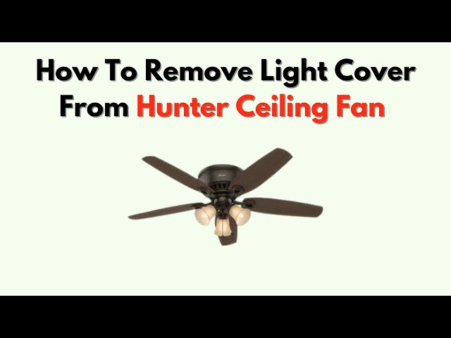 How to Remove Decorative Light Cover from Ceiling Light