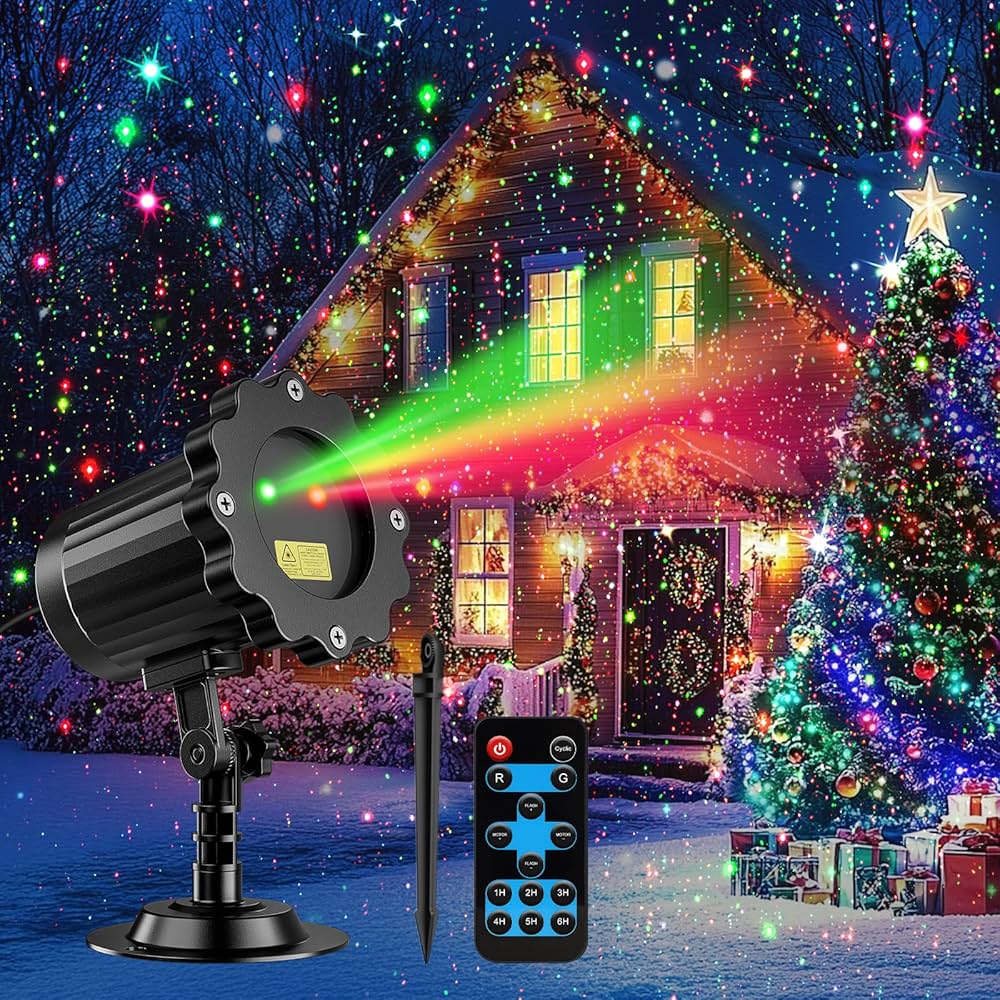 How to Set Up an Outdoor Projector for Holiday Decoration