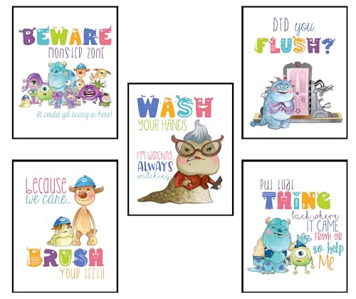 Monsters Inc Bathroom Decor
