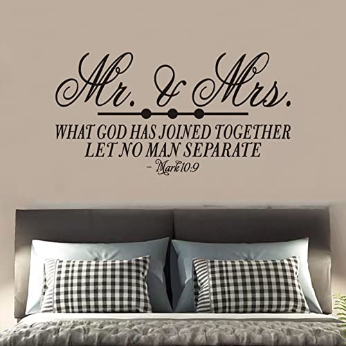 Mr And Mrs Bedroom Decor