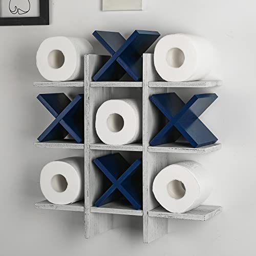 Navy Blue Wall Decor for Bathroom