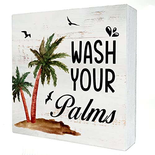 Palm Tree Decor for Bathroom