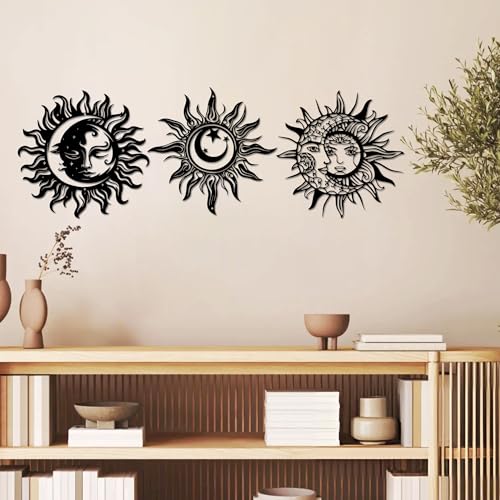 Sun And Moon Metal Wall Decor