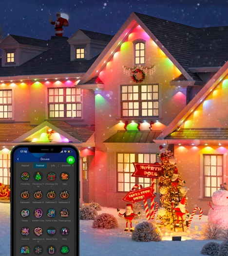 Where to Position Flood Lights for Outdoor Christmas Decoration